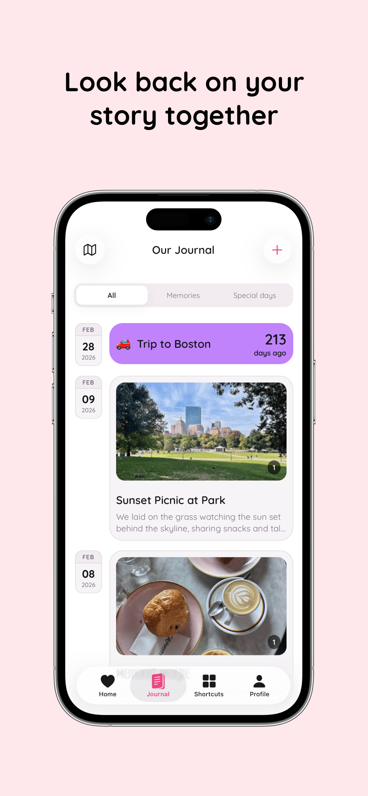 Amourly shared relationship journal